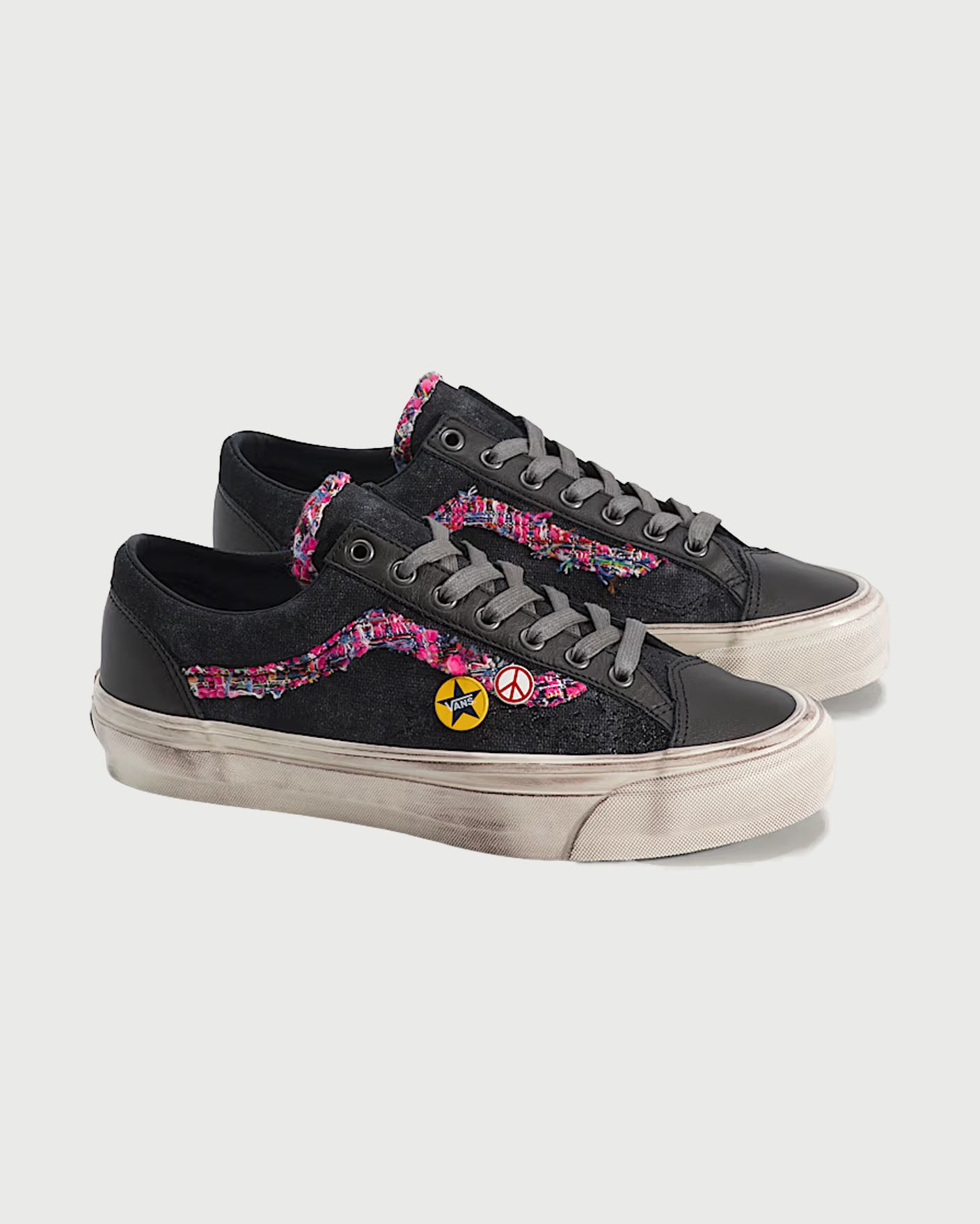 Vans Premium Old Skool 36 LX Souvenir Faded Black Shoes Sneakers Men