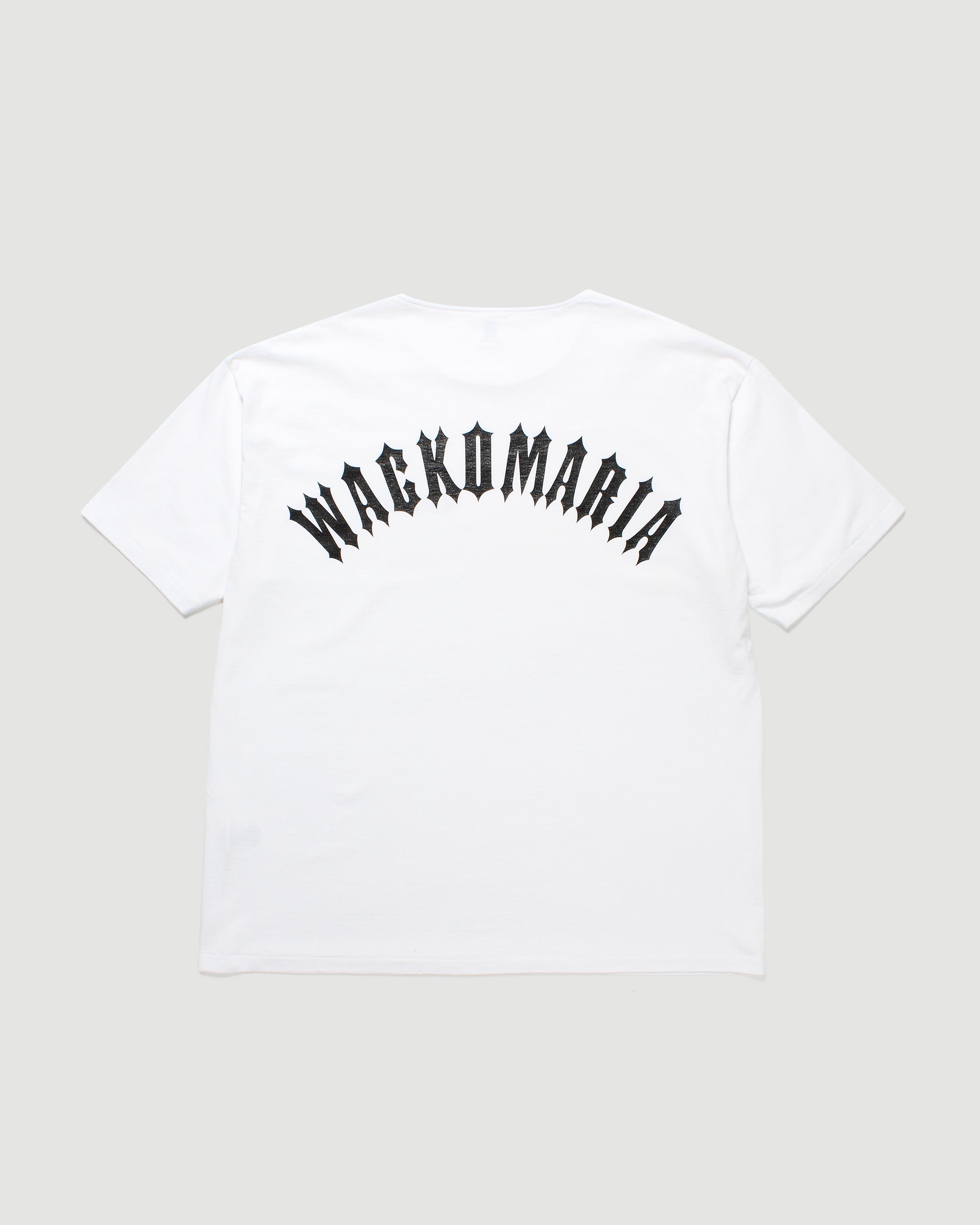 Wacko Maria Washed Heavy Weight T-Shirt (Type-1) White T-shirt S/S Men