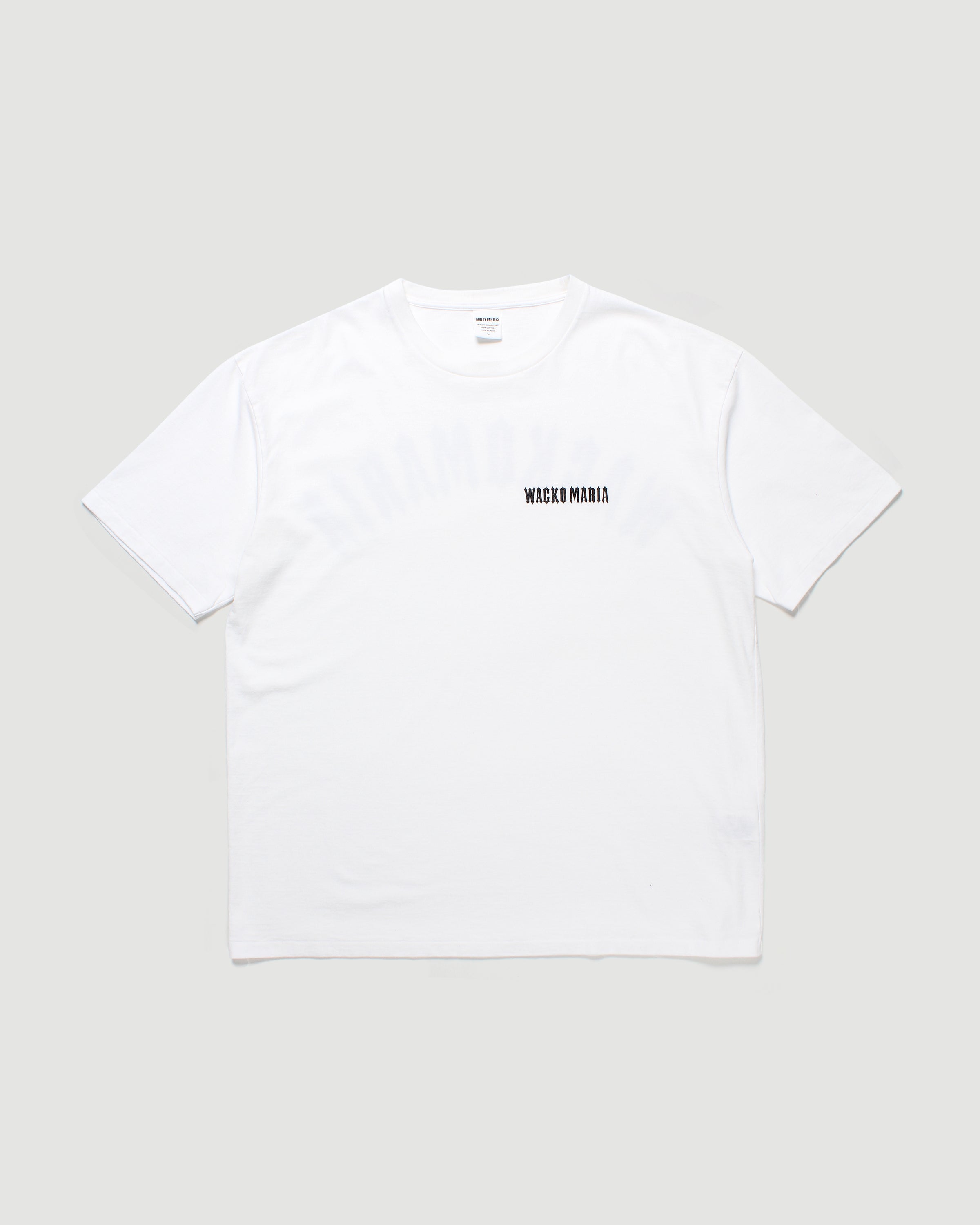 Wacko Maria Washed Heavy Weight T-Shirt (Type-1) White T-shirt S/S Men
