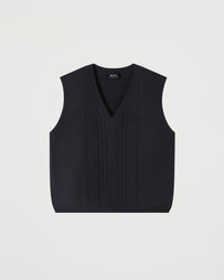 A.P.C. Gilet Coco Dark Navy Knitwear Women