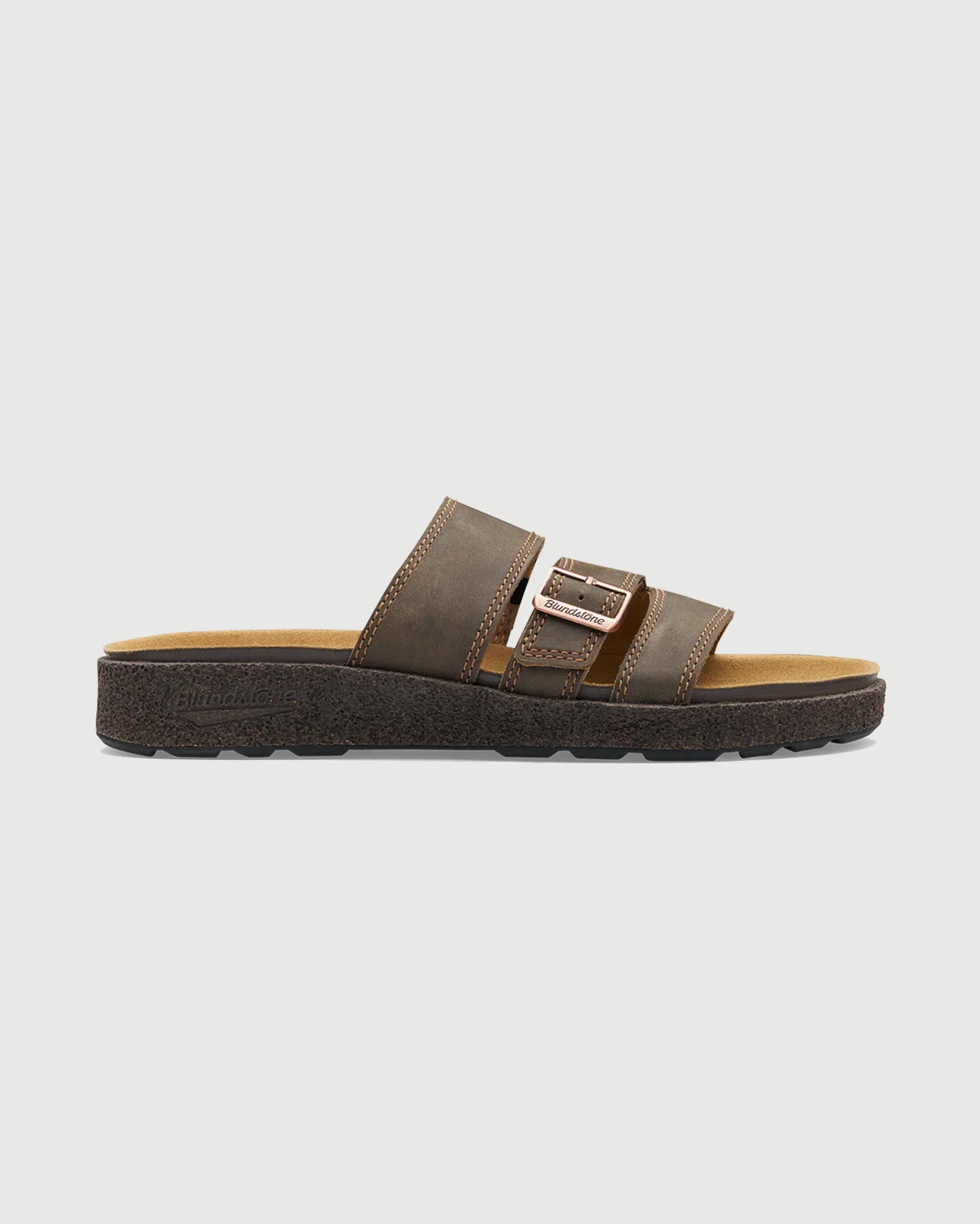 Blundstone Aerocork Suede Sandal Rustic Brown Shoes Leather Unisex