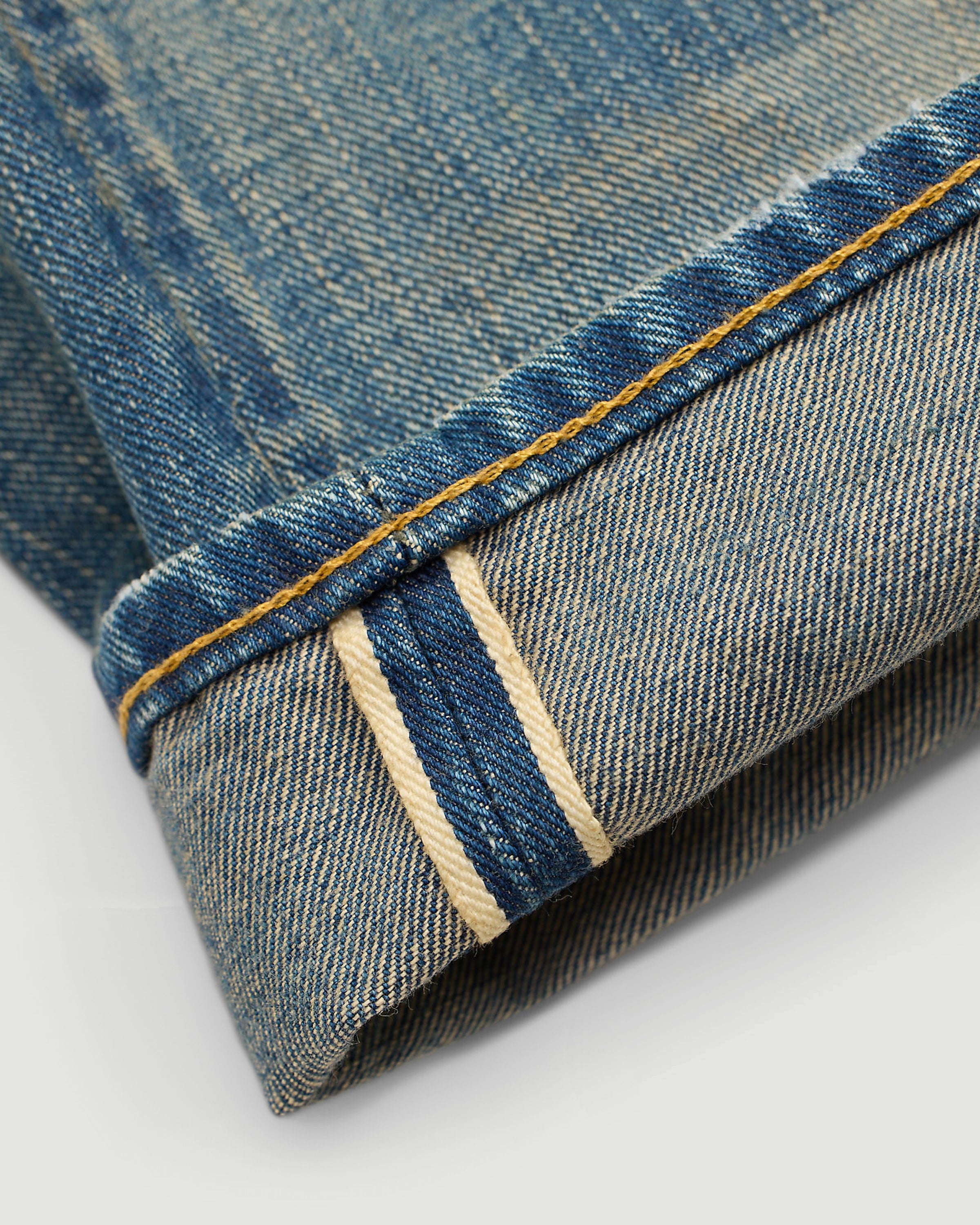 RRL Straight Leg Full Length Straight Milner Wash Denim Men