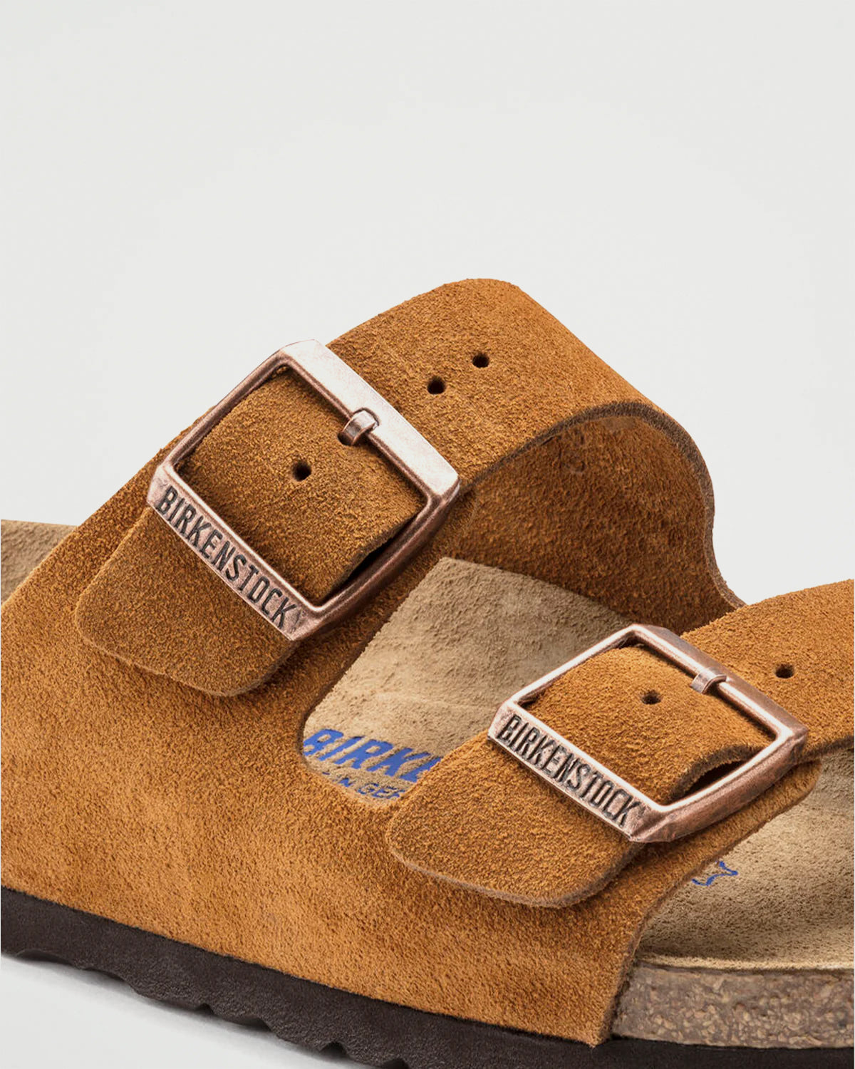 Birkenstock Arizona Suede Mink Shoes Leather Unisex