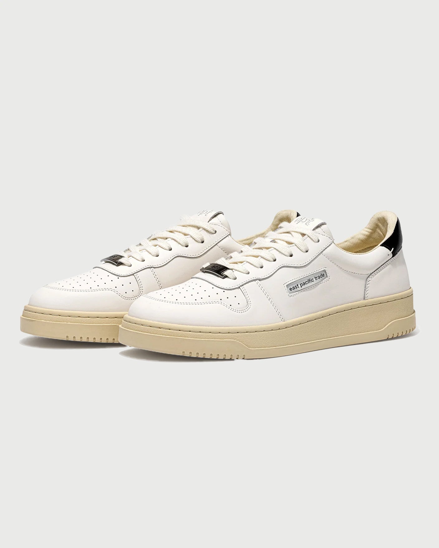 East Pacific Trade Court Off White / Navy Shoes Sneakers Unisex