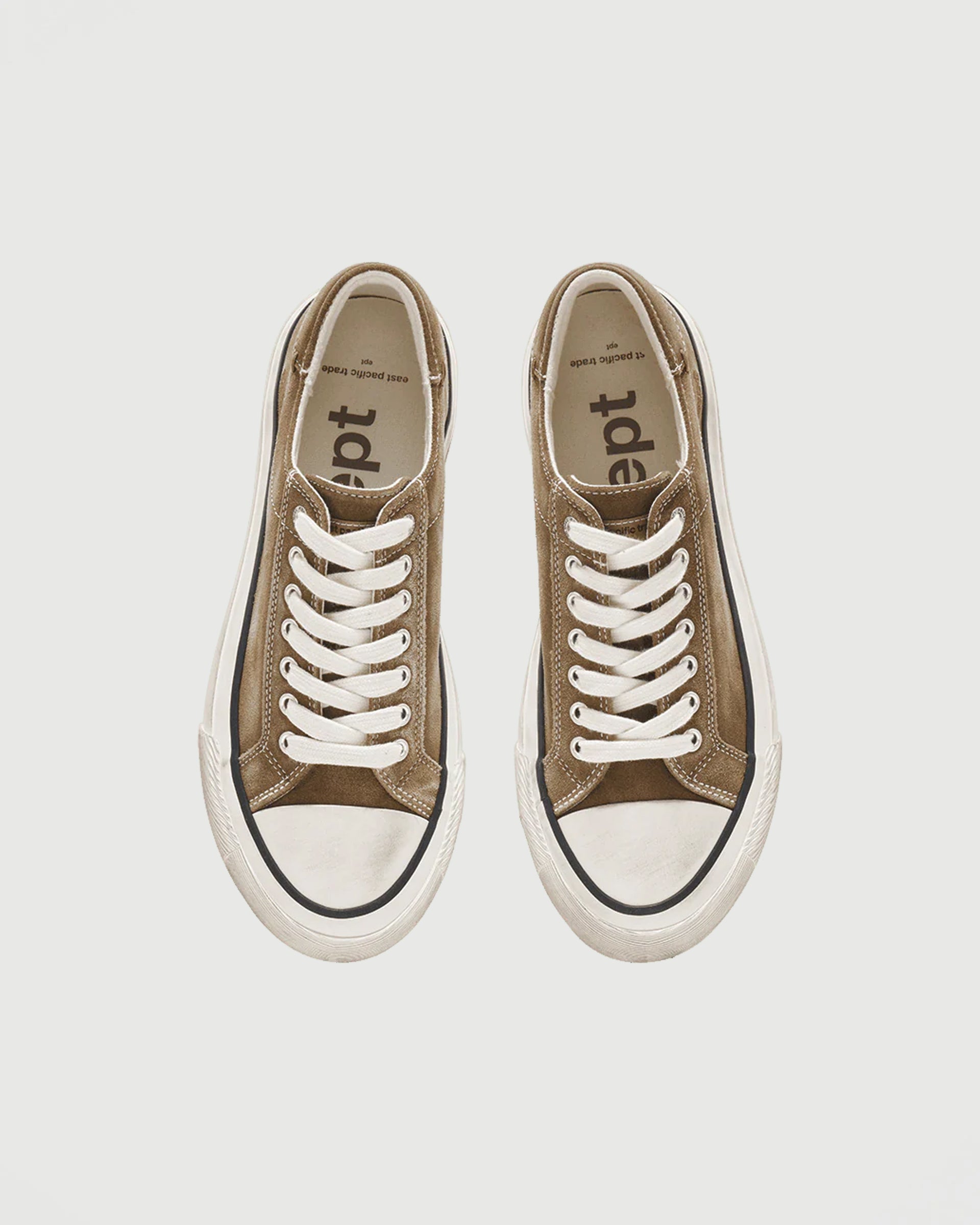 East Pacific Trade Dive VNTG Suede Brown Black Shoes Sneakers Unisex