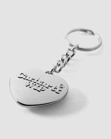 Carhartt WIP Heart KeyChain Silver Apparel and Accessories