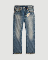 RRL Slim Boot Full Length Classic Blue Denim Men
