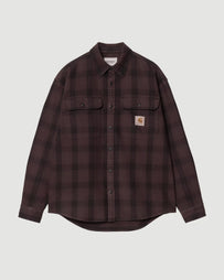 Carhartt L/S Edmands Shirt Edmands Check Natural / Palisander Shirt L/S Men