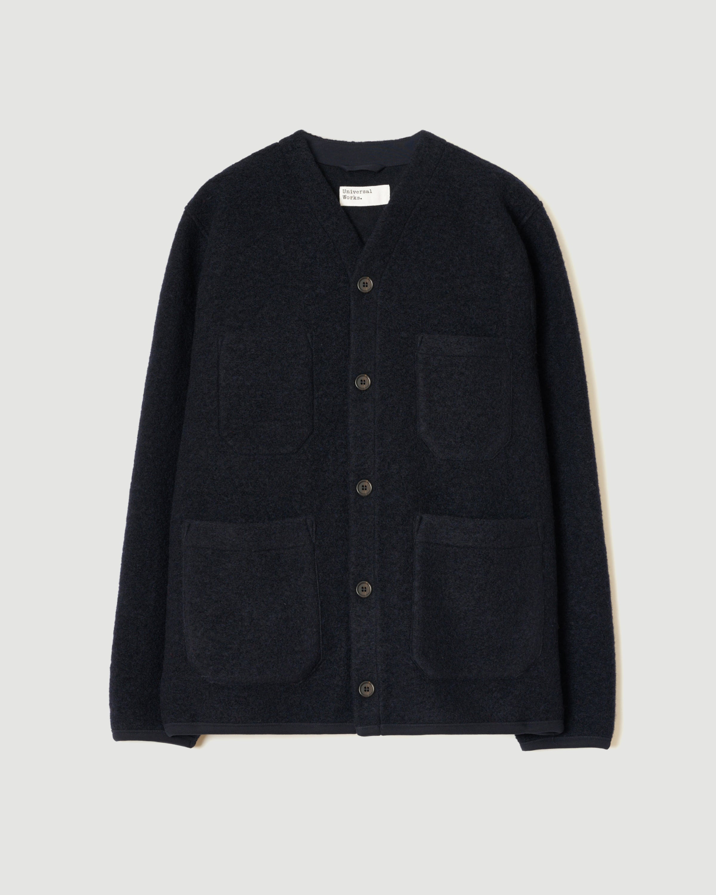 Universal Works Cardigan Indigo Knitwear Men