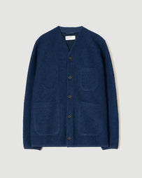 Universal Works Cardigan Navy Knitwear Men