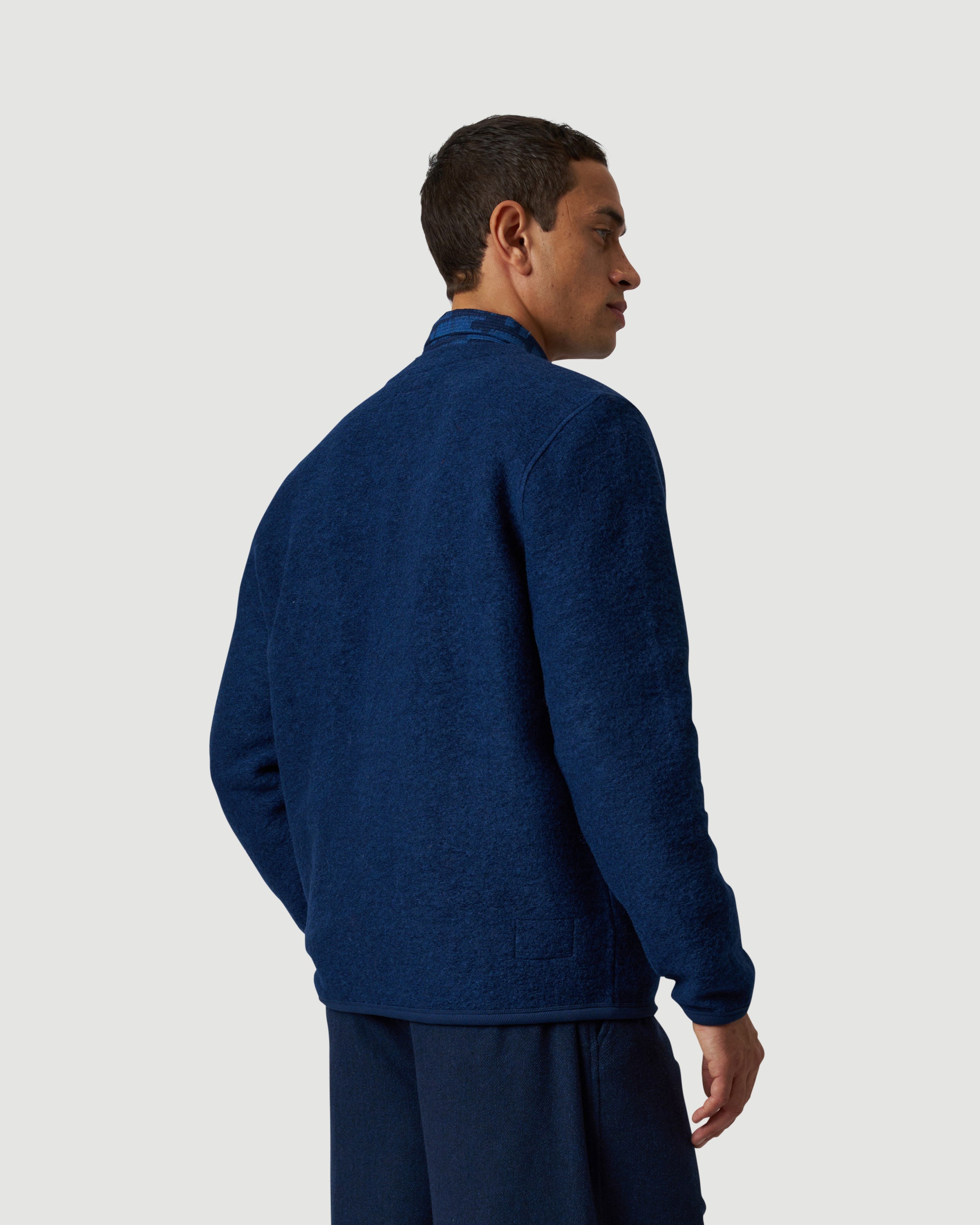 Universal Works Cardigan Navy Knitwear Men