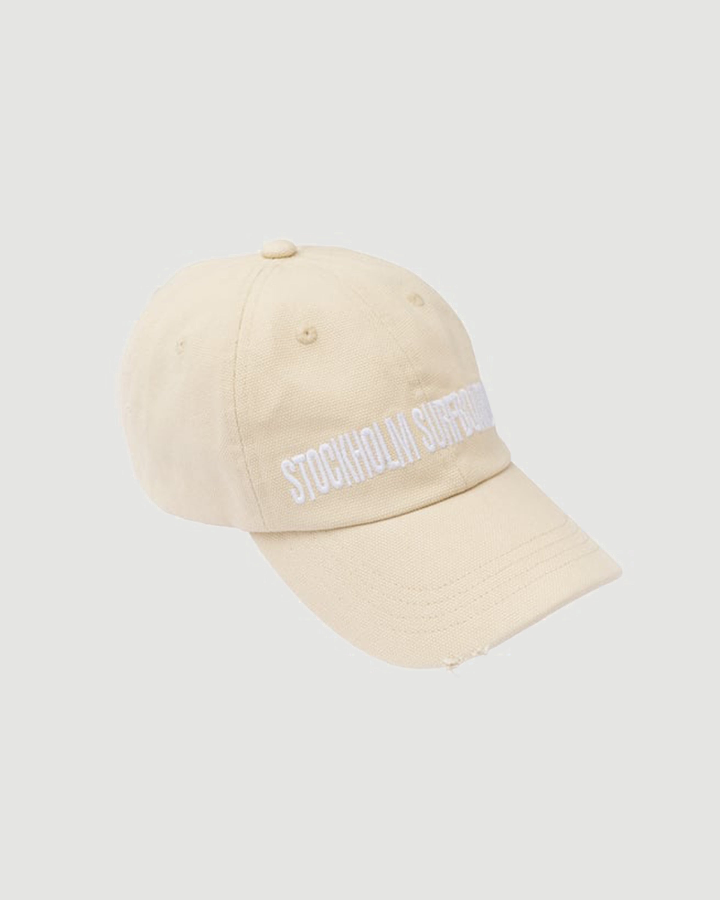 Stockholm Surfboard Club Pac Life Cap Beige Headwear Unisex