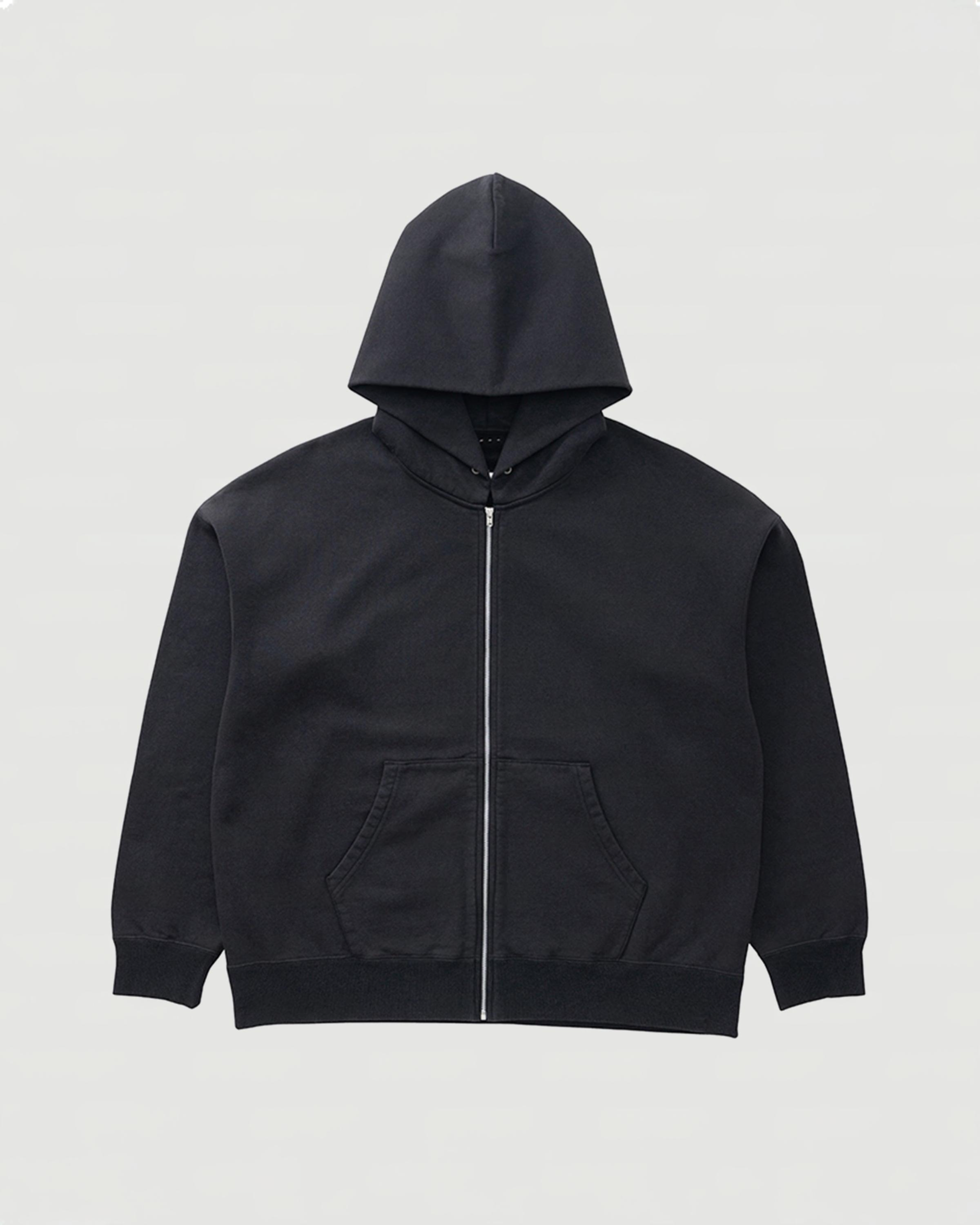Visvim Ultimate Jumbo SB Hoodie Black F.Z. Sweater Men