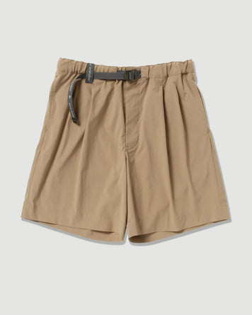 and wander UV cut stretch short pants (M) Beige Shorts Men