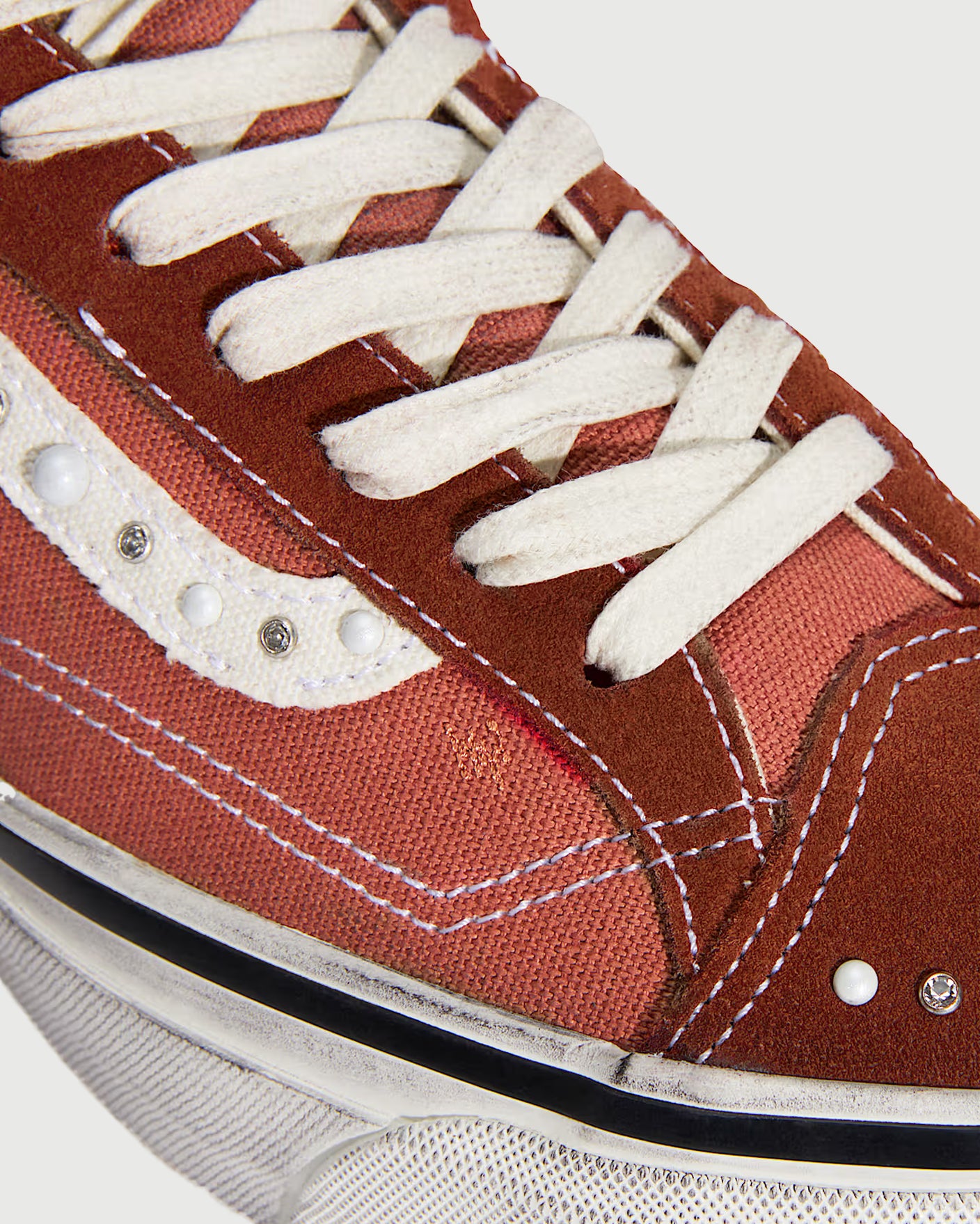 Vans Premium LX Old Skool 36 Pearlized Rust Brown Shoes Sneakers Men