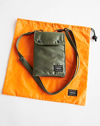Porter Yoshida Tanker Travel Case Sage Green Bags Unisex