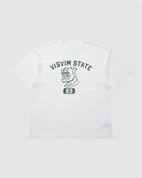 Visvim Jumbo Tee 89 Damaged White T-shirt S/S Men