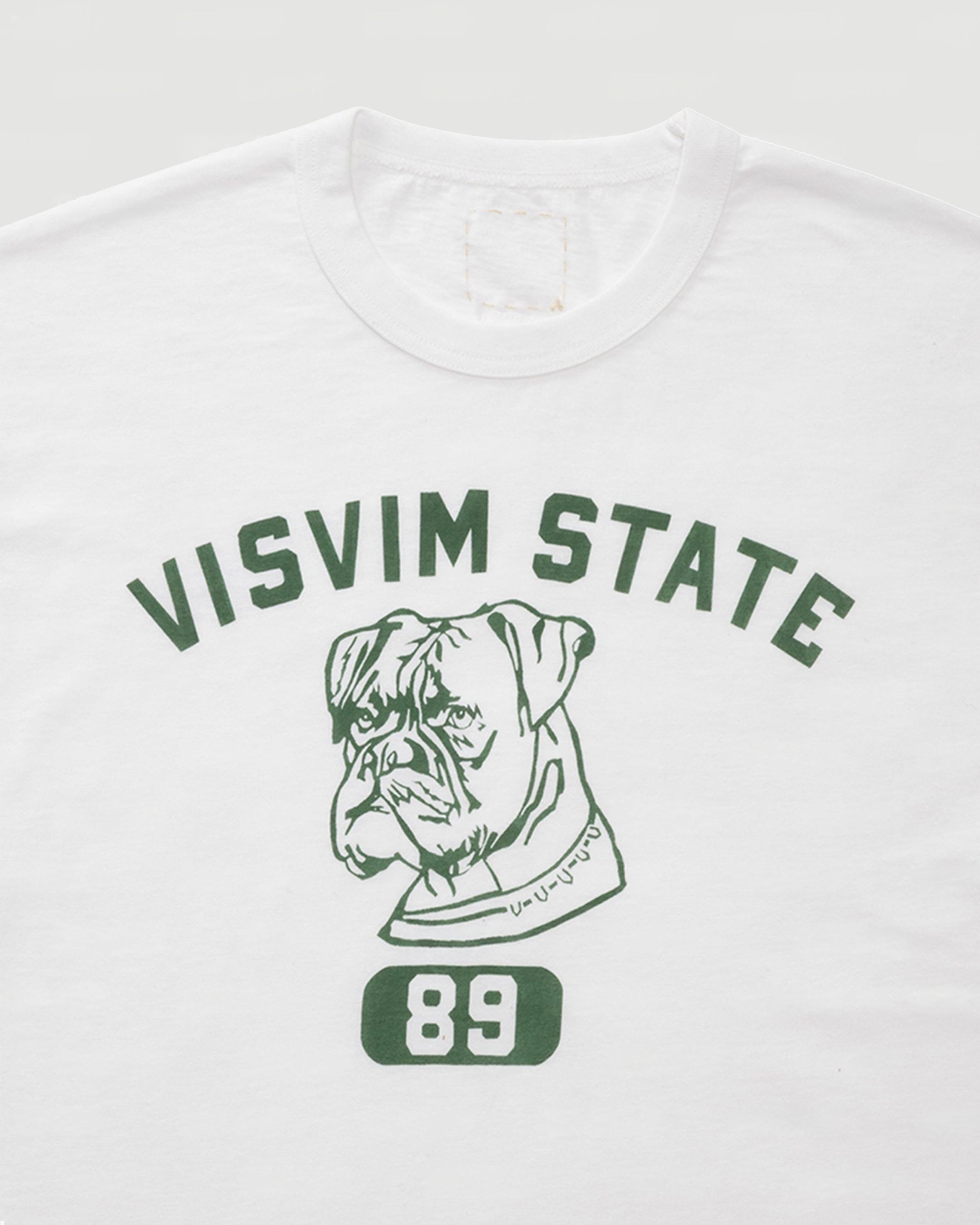 Visvim Jumbo Tee 89 Damaged White T-shirt S/S Men
