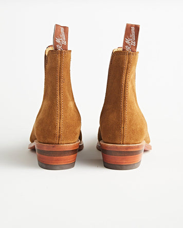 R.M. Williams Lady Yearling Tobacco Suede Shoes Leather Women