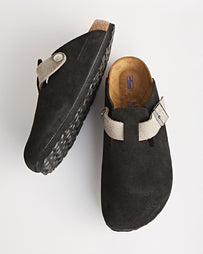 Birkenstock Tenue. Boston Black Stone Custom Shoes Leather Unisex